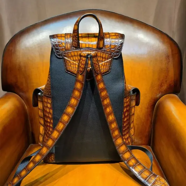 DON JOHN Crocodile Backpacks Unisex