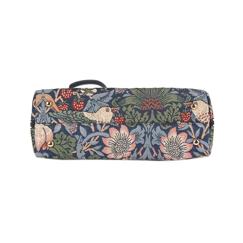 William Morris Strawberry Thief Blue - Convertible Bag