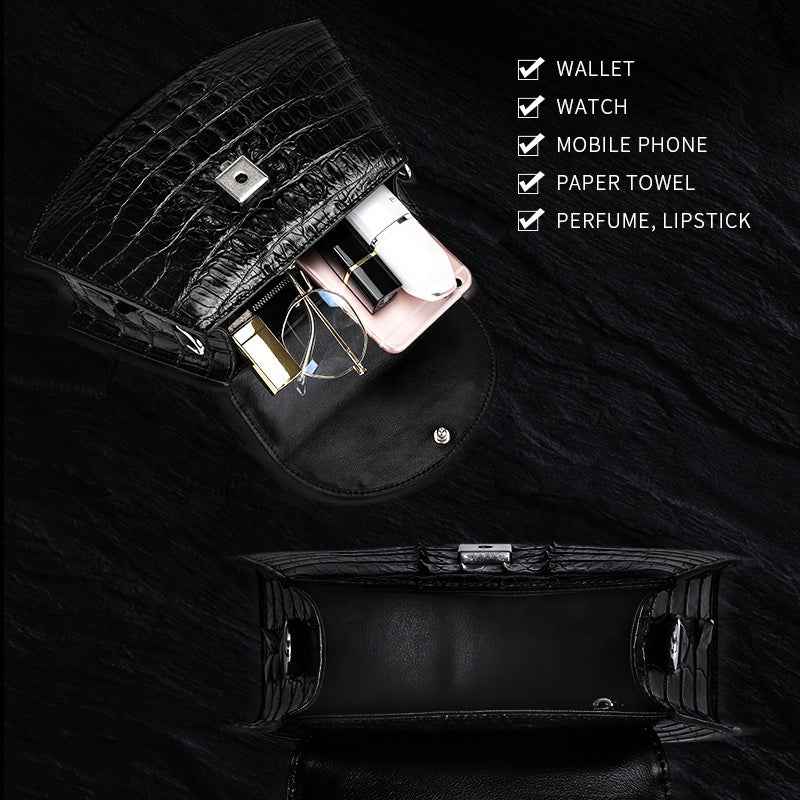 DON JOHN Crocodile Bags Luxury Handbag Women's
