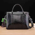 Crocodile belly Briefcase Handmade Business Laptop Bag Men's