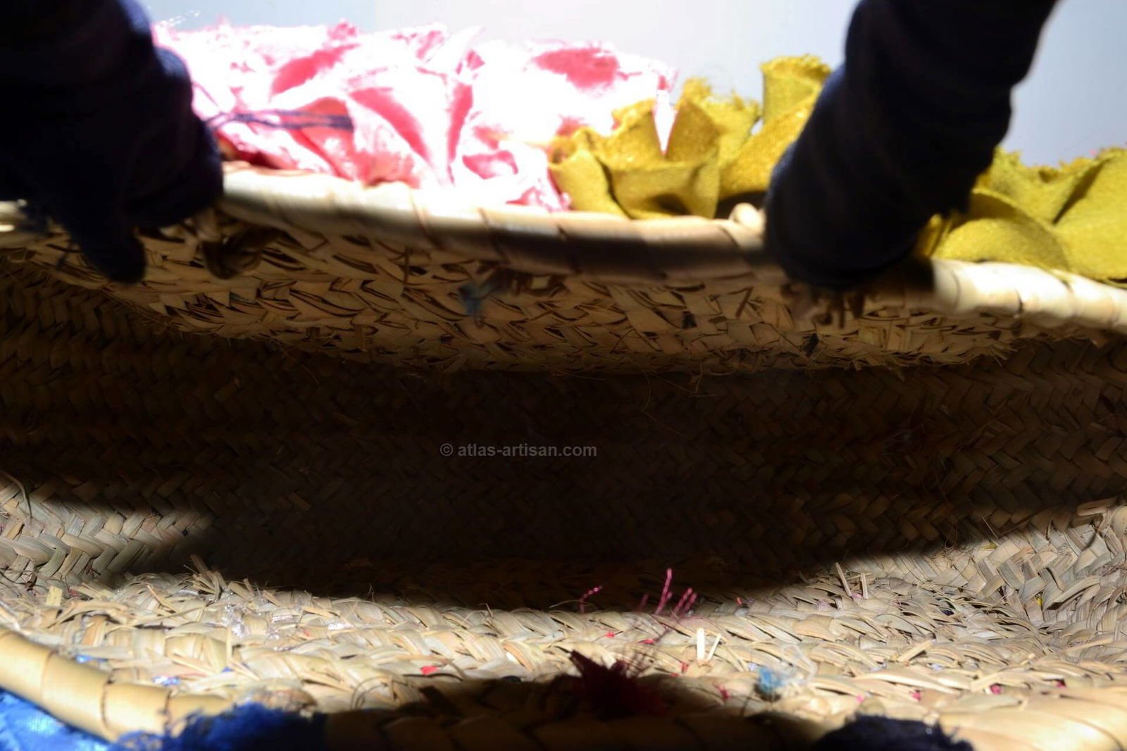 Handbag Wicker & Kilim